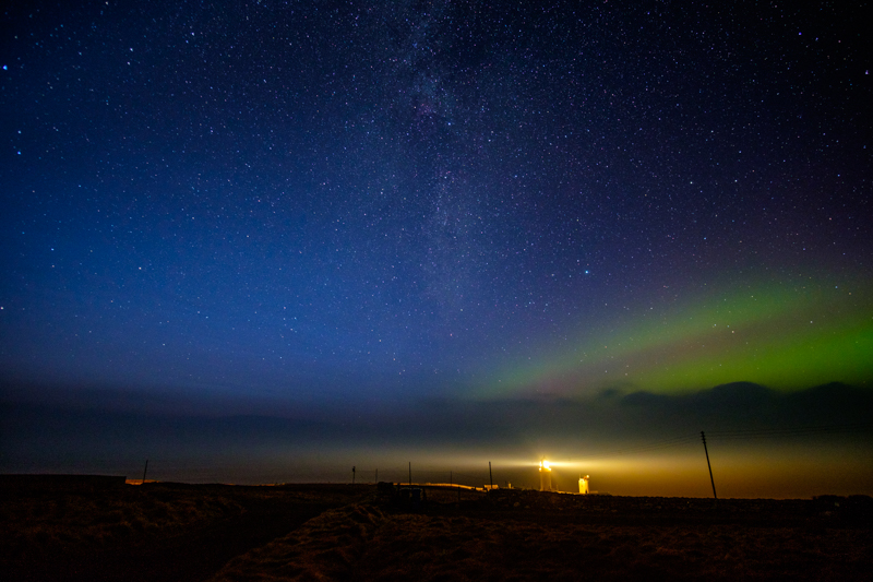 Aurora Borealis over Dunnet Head, Caithness