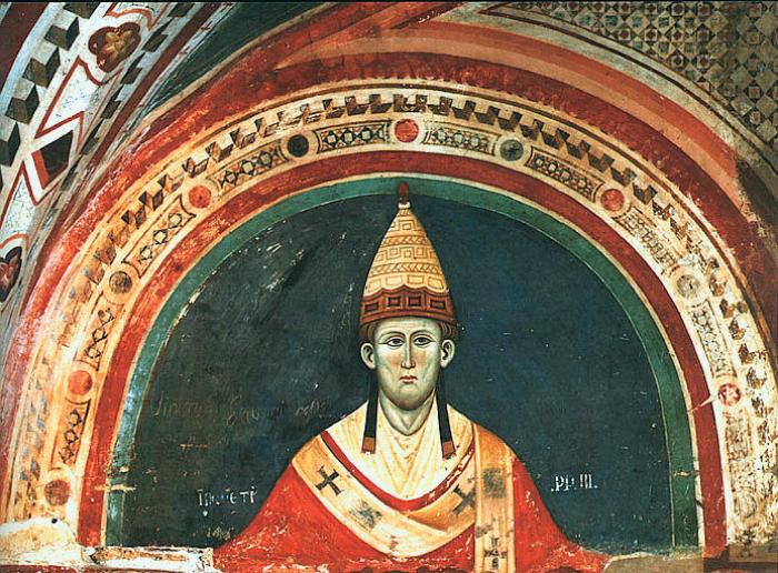 Pope Innocent III (1198-1216) negotiated with Kaloyan. Dante condemned him to the Inferno