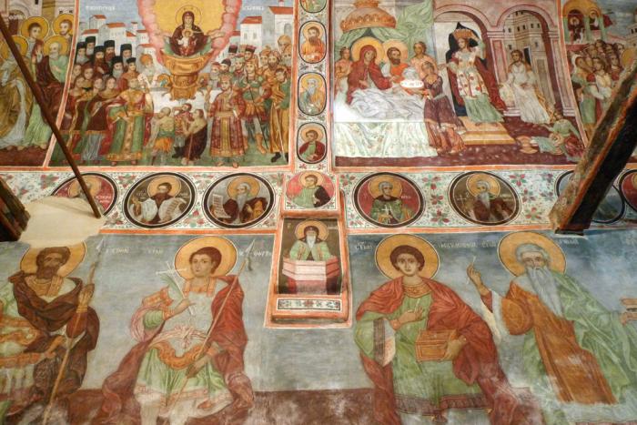 Murals at St Nicholas church