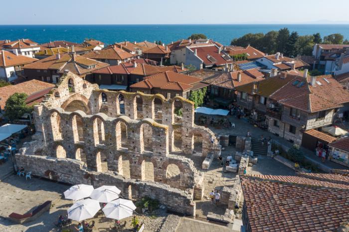 Early Christian basilica in Nesebar, Bulgaria