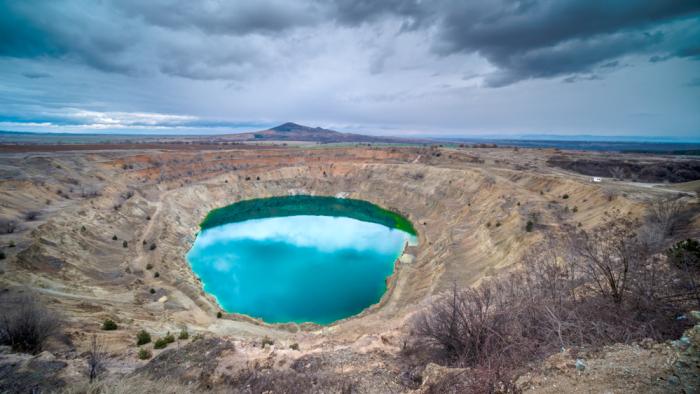 Flooded copper mine, Bulgaria