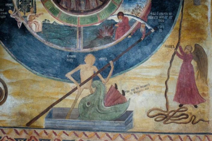 Death and Hell take their toll, Monastery of the Transfiguration near Veliko Tarnovo