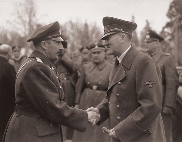 King Boris III with his ally, Adolph Hitler