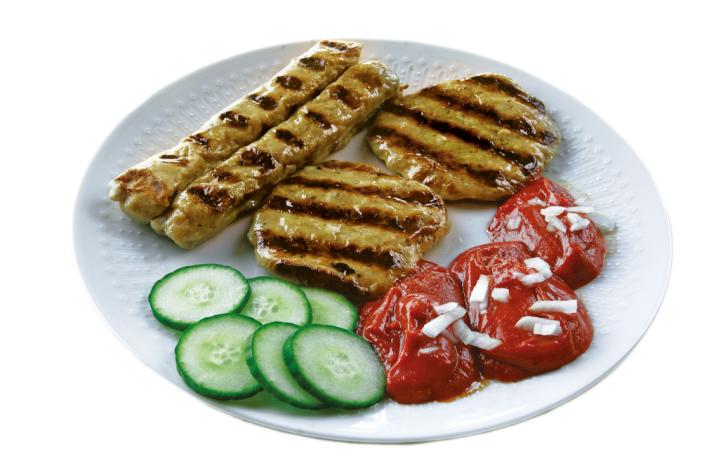 A portion of kebapcheta and kyuteta