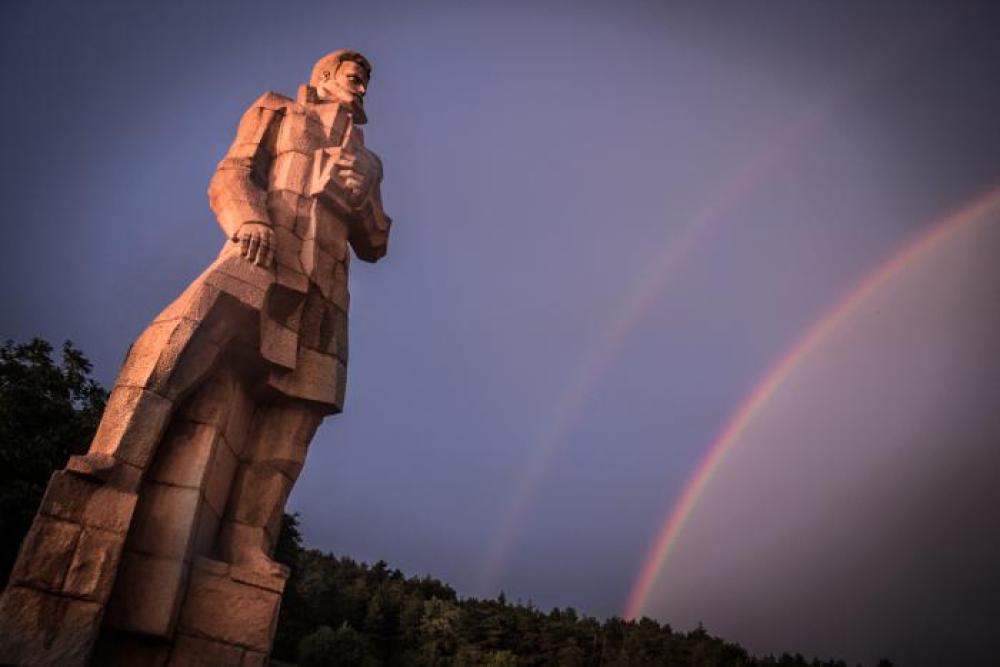 Monument to Hristo Botev in his native Kalofer